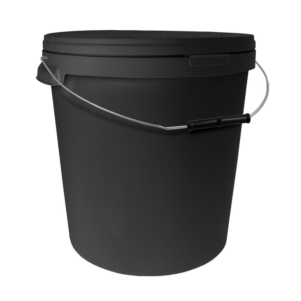 Round Plastic Bucket With Lid (Smell Proof)