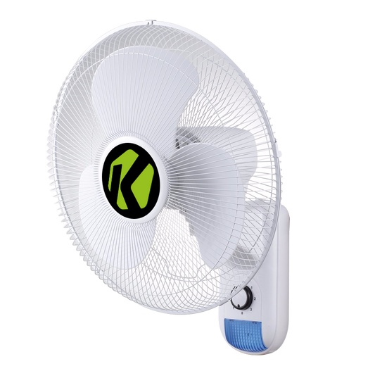Krystal 16" Oscillating Wall Fan - 3 speed
