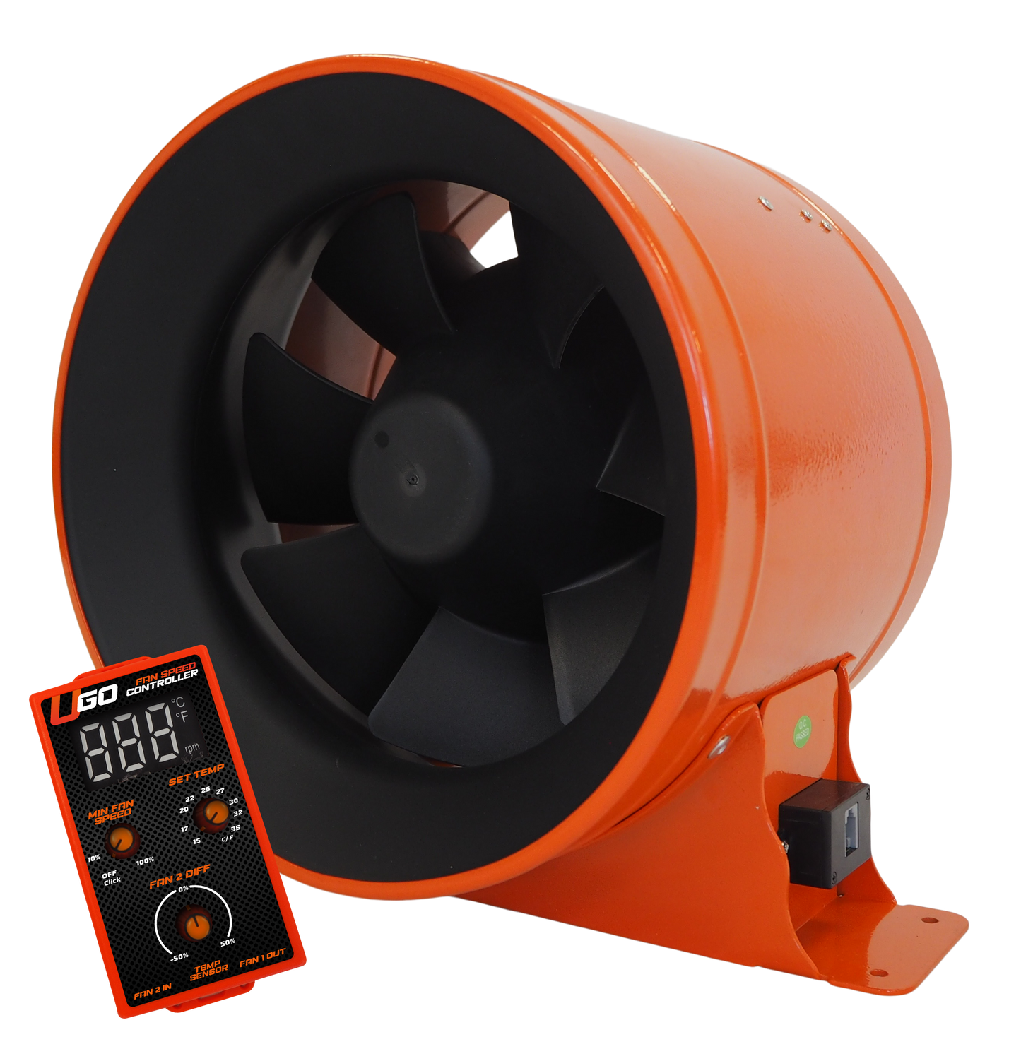 U-GO Fan - 8" | 200mm | 1230m3/h