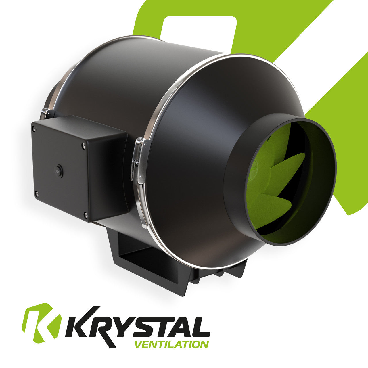 Krystal Twin Speed inline Fan
