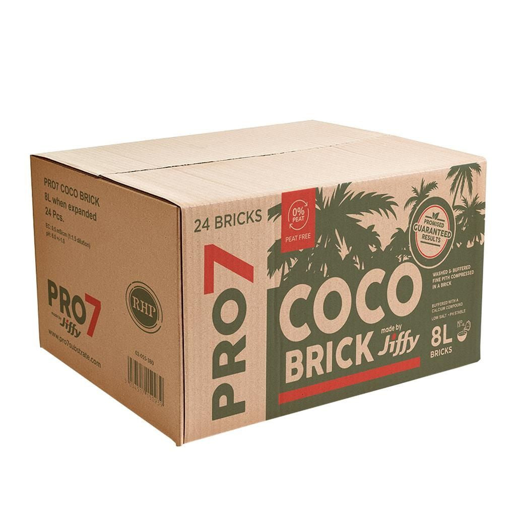 Jiffy pro7 coco brick 8l box 24