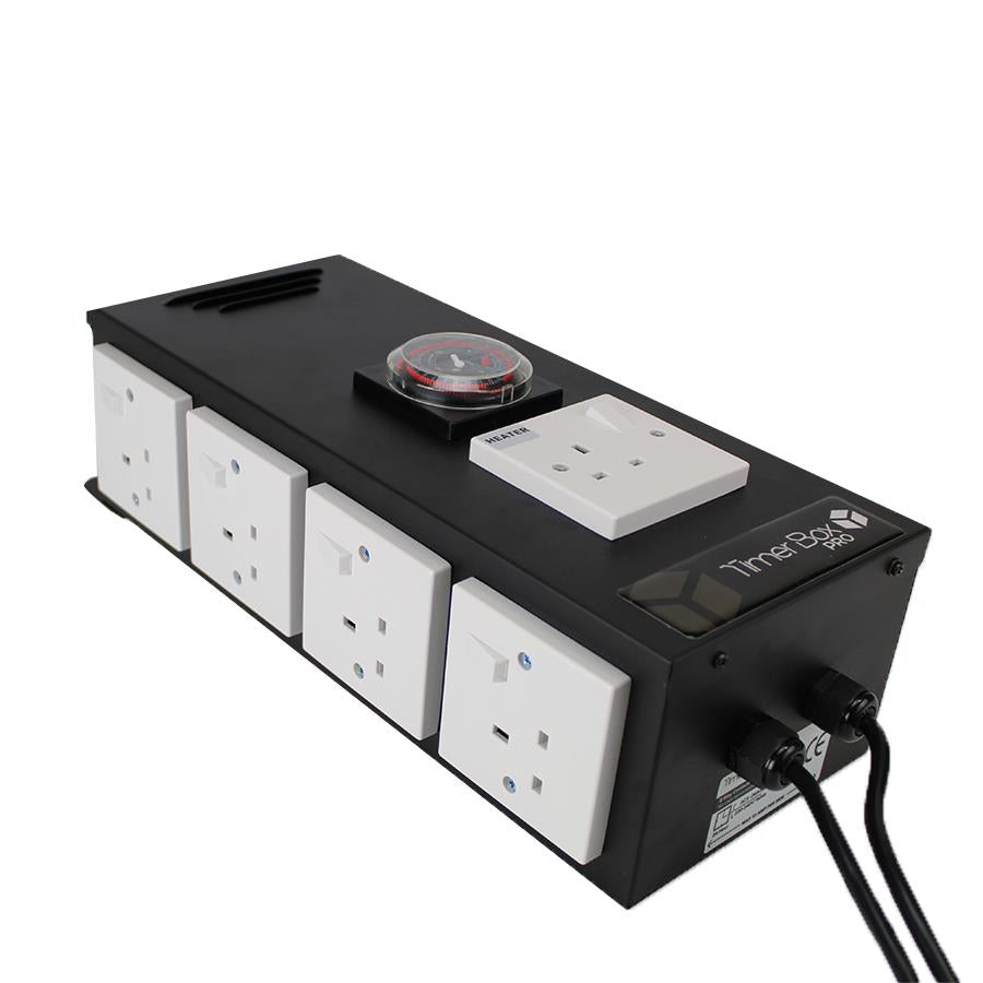 8 Way Timer Box + Heater Socket – Hydro Base